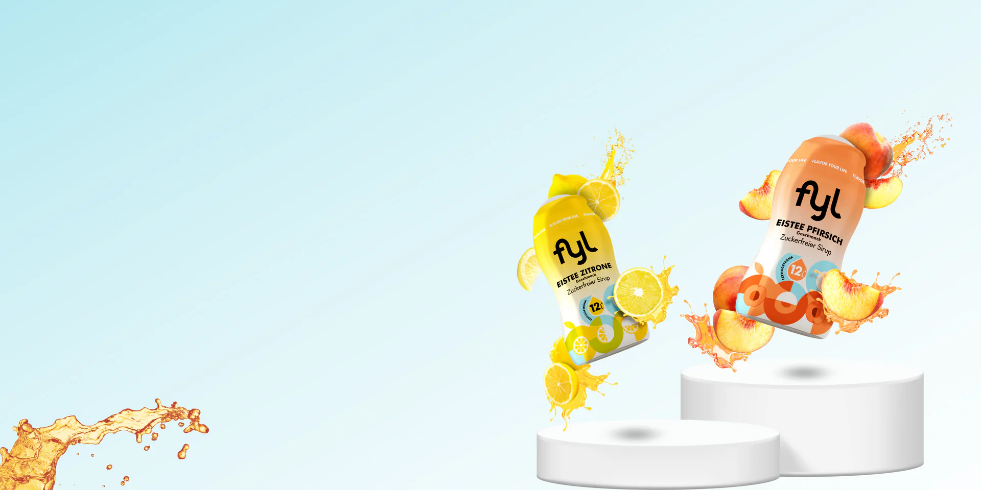 Erfrischung pur ohne Zucker